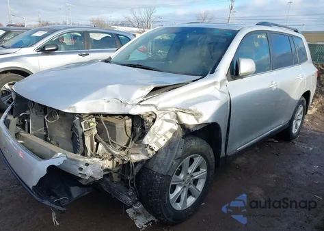 2012 Toyota Highlander Se V6 z USA, uszkodzony, nr VIN 5TDBK3EH2CS115509